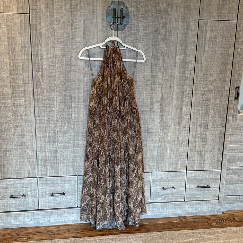 Zara Collection Printed Halter Dress, - Picture 10 of 17